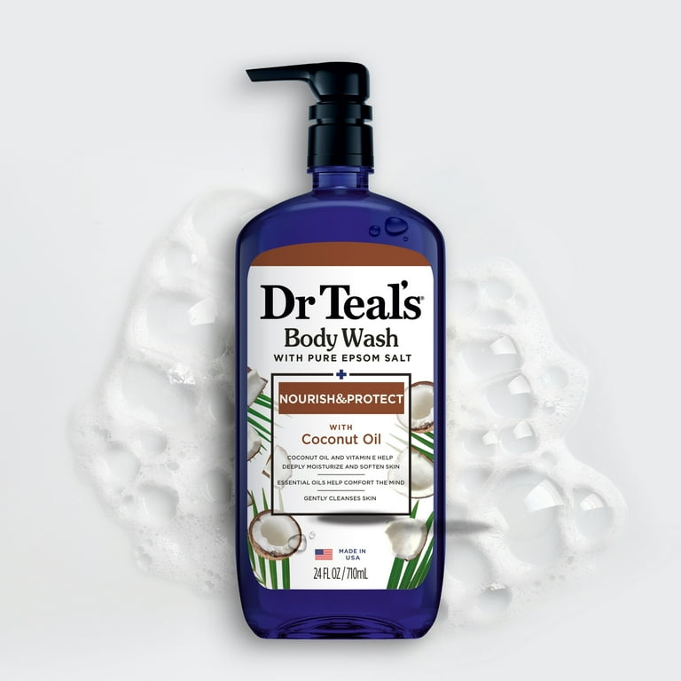 Dr Teal's Body Wash Nourish Protect with Coconut Oil 24 fl oz