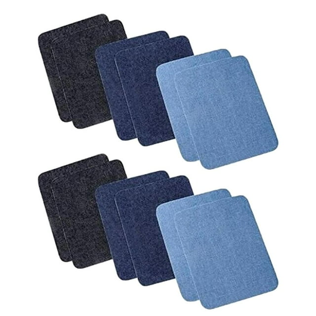12 Unids de Costura Remiendo Artesanal Macarena Parche de algodón de costura rectangular
