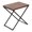 Natural, variant on Kate and Laurel Laraway Folding Side Table, Silver 20x14x20
