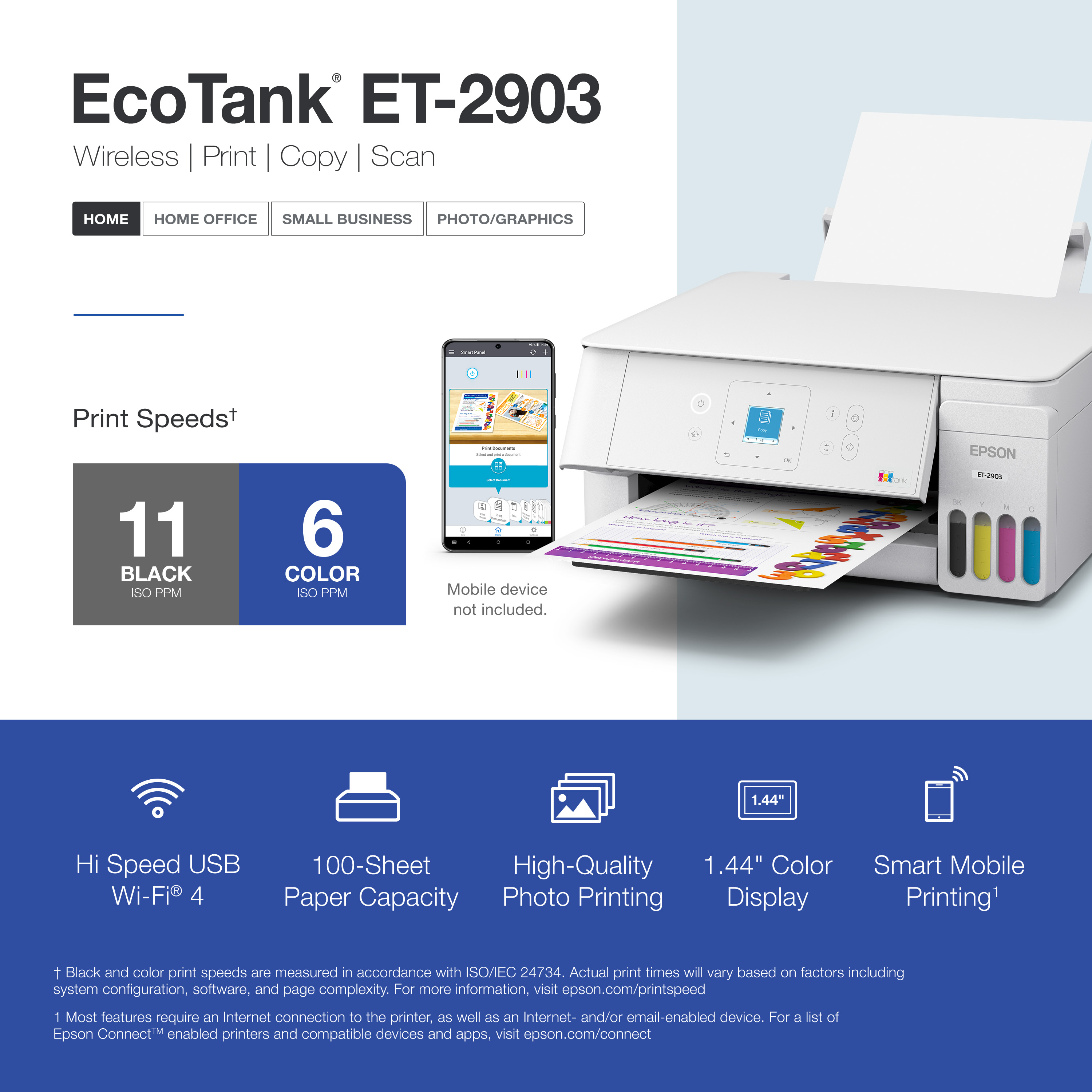 Epson EcoTank ET-2903 Wireless All-in-One Color Printer photo 5
