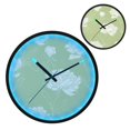 thumbnail image 2 of Indoor 12' Voice-Activated Luminous Decoration Wall Clock With LED Night Light Simple Hand-drawn Doodle Style, 2 of 8