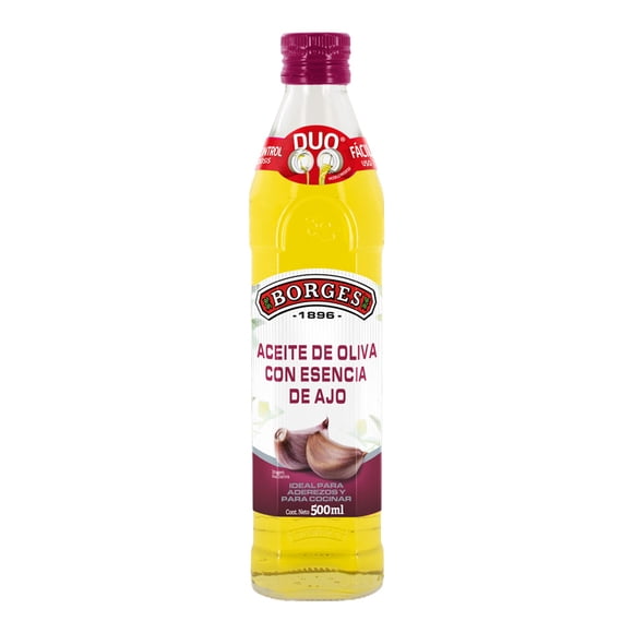 Aceite de oliva Borges sabor ajo 500 ml