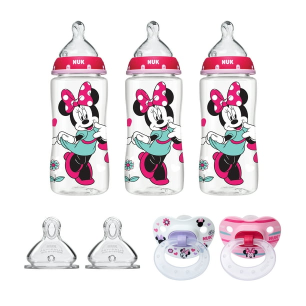 NUK Minnie Mouse Bottle & Pacifier Newborn Set - Walmart.com - Walmart.com