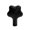 Black, variant on Pool Fountain Attachment for Backyard Pools, Star-Shaped Return Accent with Threaded Connector for Patio Pool Areas