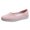 Pink, variant on Vedolay Women's Flat Sneakers Women's Slip on Loafer Shoes Comfortable Knit Walking Flats Shoes,Yellow 9.5
