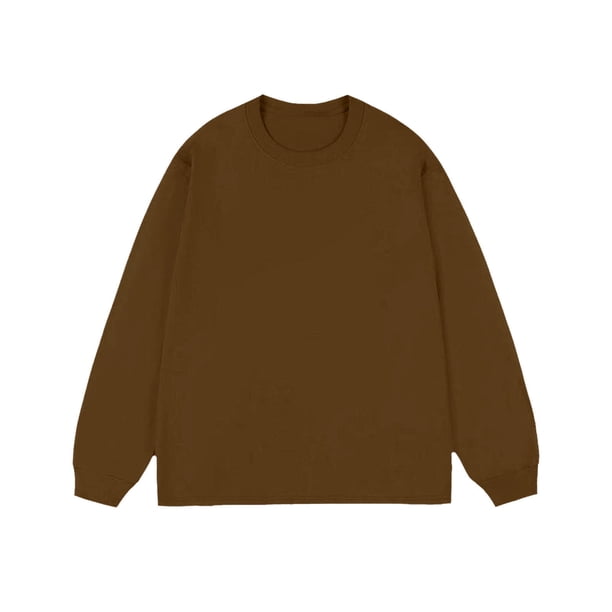 pstuiky camisetas de manga larga para hombre, Camisa informal de manga larga con empalmes sólidos para hombre, de alta elasticidad, que mantiene el calor. top de hombre xxxl