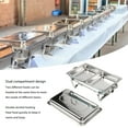 thumbnail image 3 of Serveur Buffet Chaud, Serveur Buffet à Double Compartiment 11L pour Fête pour Banquets, 3 of 8
