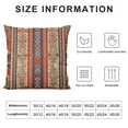 thumbnail image 5 of Heduofu Throw Pillow Covers Red and Blue - Inches Decorative Lumbar Pillows, Retro Room Decor for Couch, Bohemian Outdoor Case for Window Seat, Ethnic Shams, , Patio, Porch White, 5 of 5
