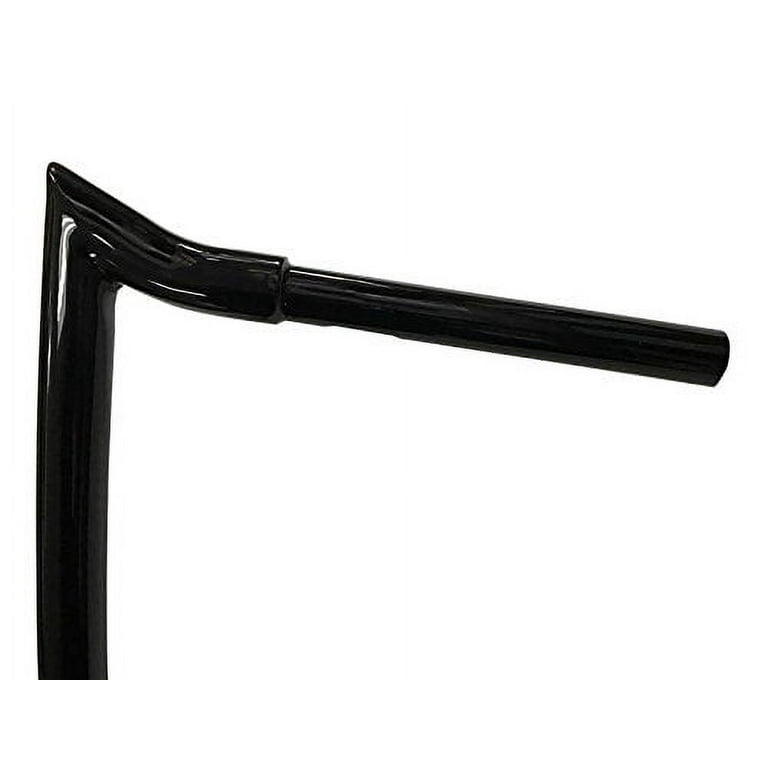 Dominator Industries 1 1/4 Inch Road Glide Meathook Ape Hanger Handlebars,  10 Inch Rise, Gloss Black Compatible With 2015-2019 Road Glides