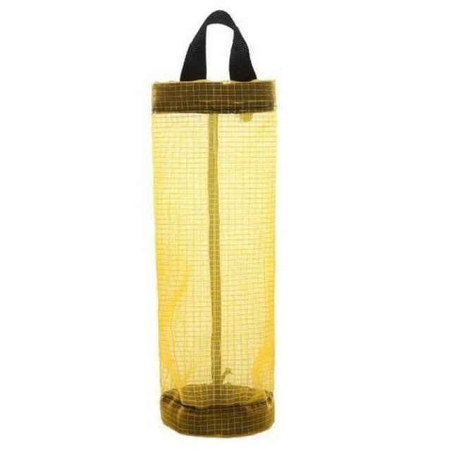 Cateissary Soporte para bolsas de comestibles Dispensador de almacenamiento Organizador de cubiertas para zapatos de granja Amarillo Organizadores de utensilios de cocina Amarillo
