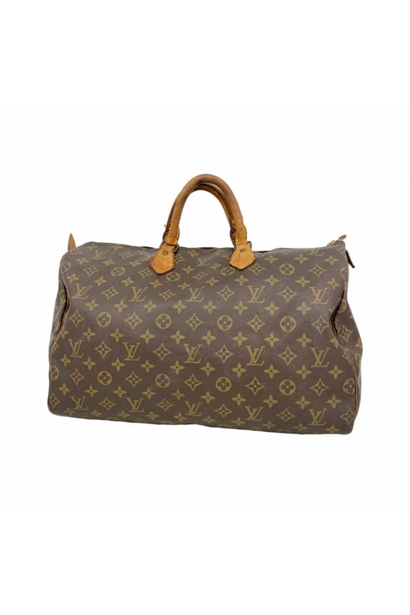 Pre-Owned Louis Vuitton Monogram Speedy 40 Handbag M41107 Brown Women's