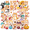4A, variant on Cartoon Cat Theme Stickers, Waterproof Cat Theme Sticker for Water Bottle Laptop Phone Cases Planner Skateboard Luggage Helmet Party Favor Decor, Ideal for Adults Teens Teacher Rewards