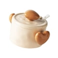 thumbnail image 4 of Cuenco para sopa Macarena Cuenco con tapa Cuenco para fideos 1100 ml Cuenco para ramen Caqui, 4 of 8