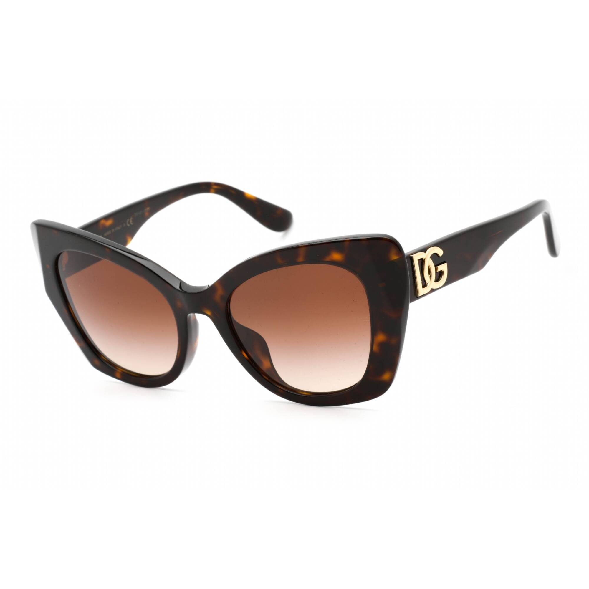 Dolce & Gabbana Womens Cat Eye Sunglasses DG 4439, Black 