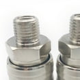 thumbnail image 4 of Kit de mejora de proyectos neumáticos, conector de latón niquelado de 1/4" para distribuidor de acoplamiento rápido, ofrece una fuerte presión de aire y un sellado confiable, adecuado para uso, 4 of 5