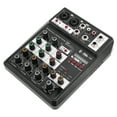 thumbnail image 4 of Mezclador de Tarjetas de Sonido de 4 Canales, Plástico y Aleación 5V 2a El Chip de Procesamiento de Procesamiento Digital de la Tarjeta de Sonido DSP DSP para Canto de Grabación, 4 of 7
