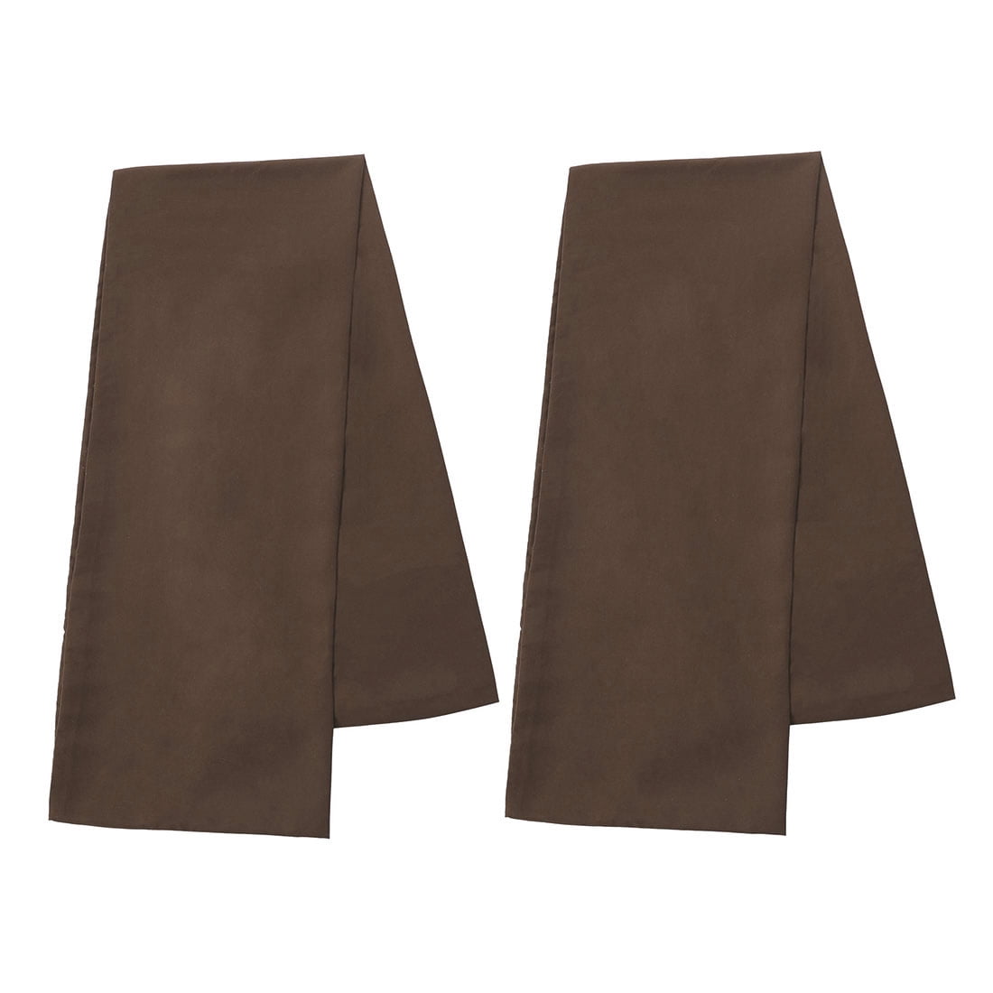 Unique Bargains Microfiber Solid Long Body Pillowcases, 2-Pack Brown 20" x 48"