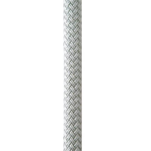 Ligne de Quai Tressé Double en Nylon 0.5 Po x 25 Pi - Blanc