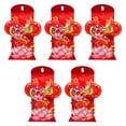 thumbnail image 3 of HILABEE 5 Pieces Chinese Lunar New Year Red Envelopes Hong Bao Cash Envelopes Hongbao Red Packet Bag for Birthday Gift Party Supplies D, 3 of 8