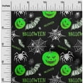 thumbnail image 2 of oneOone Rayon Light Green Fabric Halloween Dress Material Fabric Print Fabric By The Yard 56 Inch Wide, 2 of 4