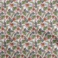 thumbnail image 1 of oneOone Rayon White Fabric Tropical Leaf Quilting Supplies Print Sewing Fabric By The Yard 56 Inch Wide, 1 of 1