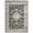 Black, variant on Aoile Vintage Runner Rug 2x6, Washable Rug Low Pile Non-slip Entryway Runners Floral Distressed Mat for Kitchen, Rust