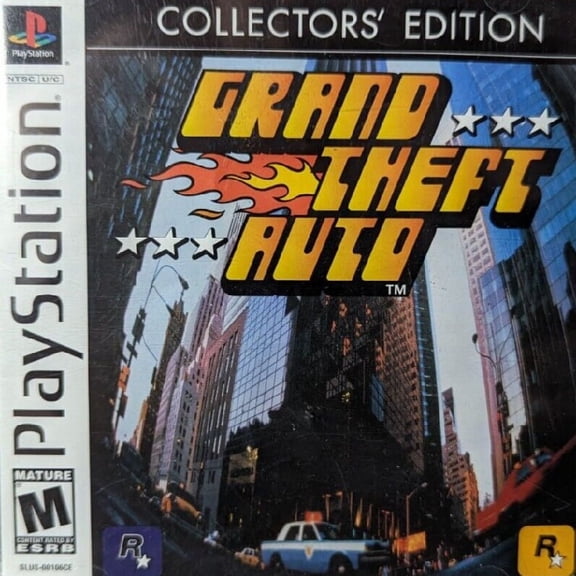 Restored Grand Theft Auto (Collector's Edition) (Sony PlayStation 1, 2002) Video Game (Refurbished)