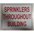 thumbnail image 2 of "Sprinklers Throughout Building" Sign 10x12 (ref-2022-4), 2 of 5