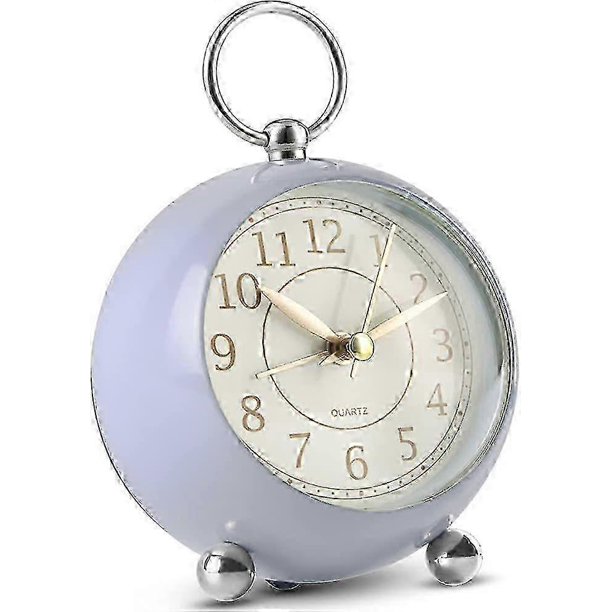 2025 Silent Bedside Clocks Battery Operated Non Ticking Desk Clock Analogue Alarm Clock