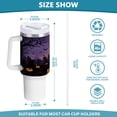thumbnail image 3 of 40 Oz Car Handle Water Bottle Water Cup Water Bottle Water Jug Coffee Cup Travel Water Bottle Halloween Pattern, 3 of 8