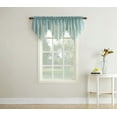 thumbnail image 3 of No. 918 Jillian Crushed Voile Ascot Beaded Sheer Valance, 51"x24", Mineral, 3 of 6