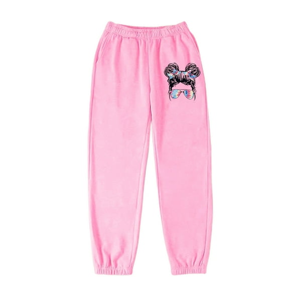 Vividxx Trendy Girls Pants Casual Wear For Kids Stylish Sweatpants Slacks For Daily School Outdoor Activities For Ages 3-12 For Autumn Winter Solid Color Toddler Stylish Sweatpants