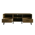 thumbnail image 4 of Castle Place Classic TV Stand Console for TVs up to 65", Brown, 4 of 8