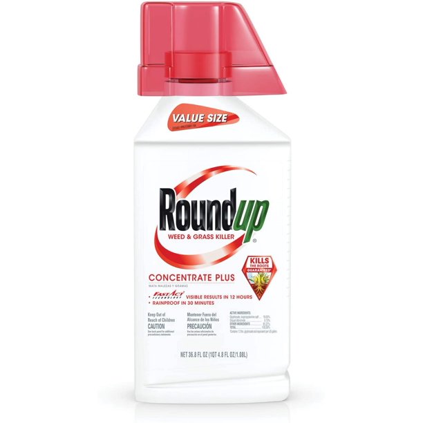 Roundup Weed Grass Killer Concentrate Plus 36 8 Oz Walmart Com