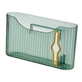 thumbnail image 3 of Caja de almacenamiento para bolsas de basura, contenedor enrollable para bolsas de compras, soporte para bolsas de basura, comestibles Verde, 3 of 8