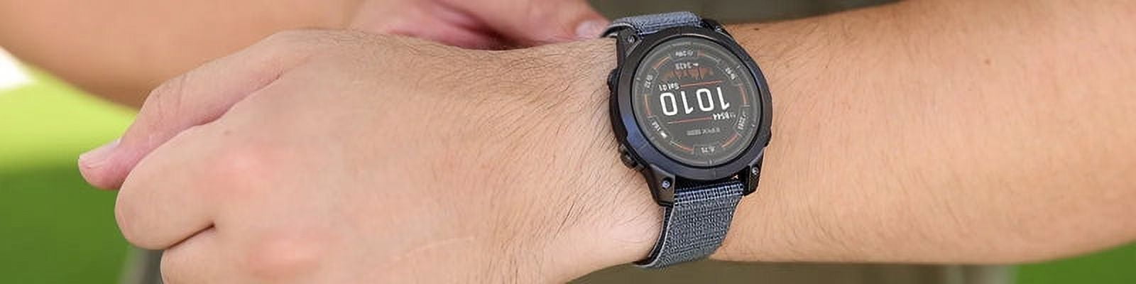 Garmin UltraFit Nylon 22mm Straps, Gray - Walmart.com