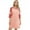Pink, variant on Women 3/4 Sleeve Sleeve Nightgown Loose Fit Sleepshirt Spring Fall Sunmer Calf-Length Soft House Dress Round Neck Comfy Sleepwear Loungewear, Gray S-3XL