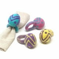 thumbnail image 1 of Global Groove GLG70033-0X-K4-A Easter Egg Napkin Rings, Assorted Color - Set of 4, 1 of 2