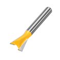 thumbnail image 3 of Uxcell Dovetail Router Bits 1/2" Diameter 1/4" Shank 14 Degree Dovetail Bit, 3 of 7