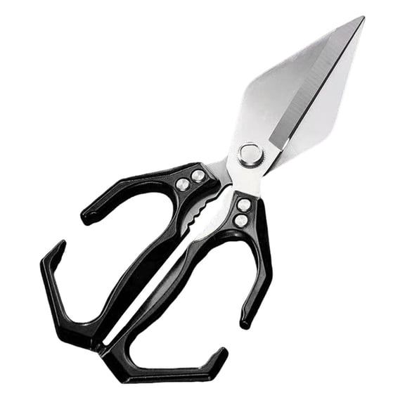 OIUR Stainless Steel Kitchen Shears Heavy Duty Kitchen Scissors for Meat Fish Poultry Commercial Kitchen Equipment