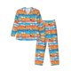 thumbnail image 1 of Fotbe Shark On Line Pijama de Hombre con Estampado de Manga Larga, Conjunto de 2 Piezas, Ropa de Dormir Suave y Cómoda con Bolsillos-Medium, 1 of 7