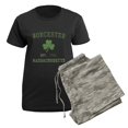 thumbnail image 5 of CafePress - Worcester Massachusetts Women's Dark Pajamas - Women's Short Sleeve Print T-Shirt and Pants Dark Cotton Pajama Set, 5 of 7