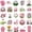 A, variant on Hzzsbu Badminton Stickers Unisex Embroidered Patches Stickers,Waterproof Vinyl Stickers Graffiti Decals for Laptop Phone Water Bottle Luggage