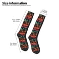 thumbnail image 2 of KLL Go Surfer Print Cool Socks Men's Women's Crew Socks Funny Crazy Novelty Stockings, 2 of 6