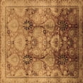 thumbnail image 1 of Ahgly Company Indoor Square Oriental Brown Traditional Area Rugs, 5' Square, 1 of 4