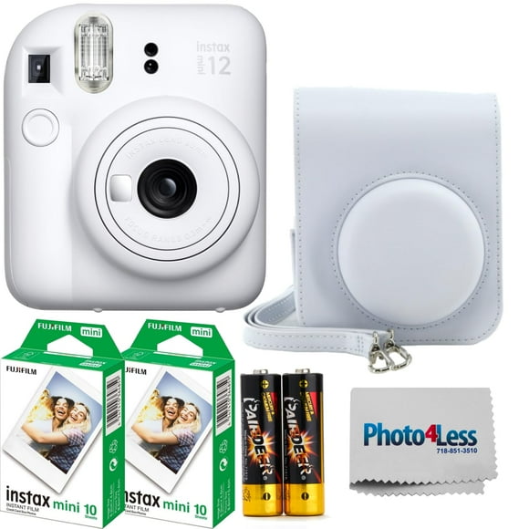 Cámara de película instantánea Fujifilm Instax Mini 12 Clay White