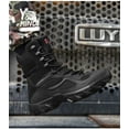 thumbnail image 3 of Men's High-top Desert Tactical Boots, Comfort Breathable Durable Rubber Sole Military Work and Hiking Shoes, for Outdoor Comfort Lace Up Zipper Men's Shoes, 3 of 7