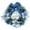 Blue, variant on putnchl Christmas Front Door Garland Outdoor Decoration Holiday Welcome Garland Decoration Christmas Wreath