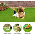 thumbnail image 3 of HSHDLDF Artificial Grass Mat Square Indoor Outdoor Turf Mat Squares Grass Rug Outdoor Landscaping Indoor Flooring Decor (15 * 15cm), 3 of 6