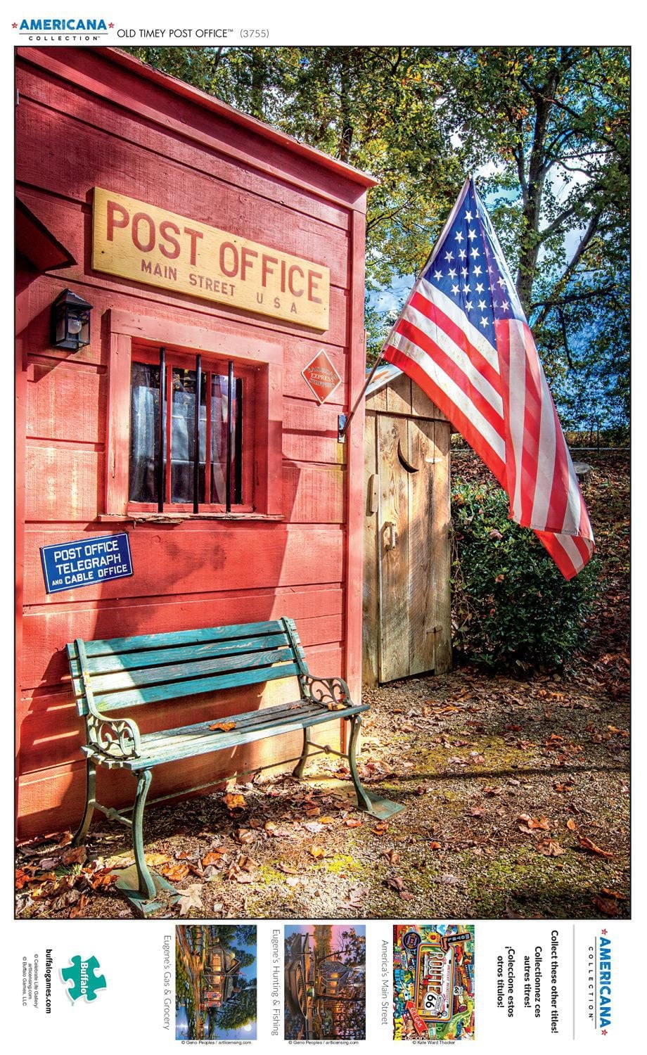 Buffalo Games - Americana Collection - Old Timey Post Office - 500 Piece Jigsaw Puzzle